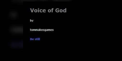 Cover image for Voice of God
