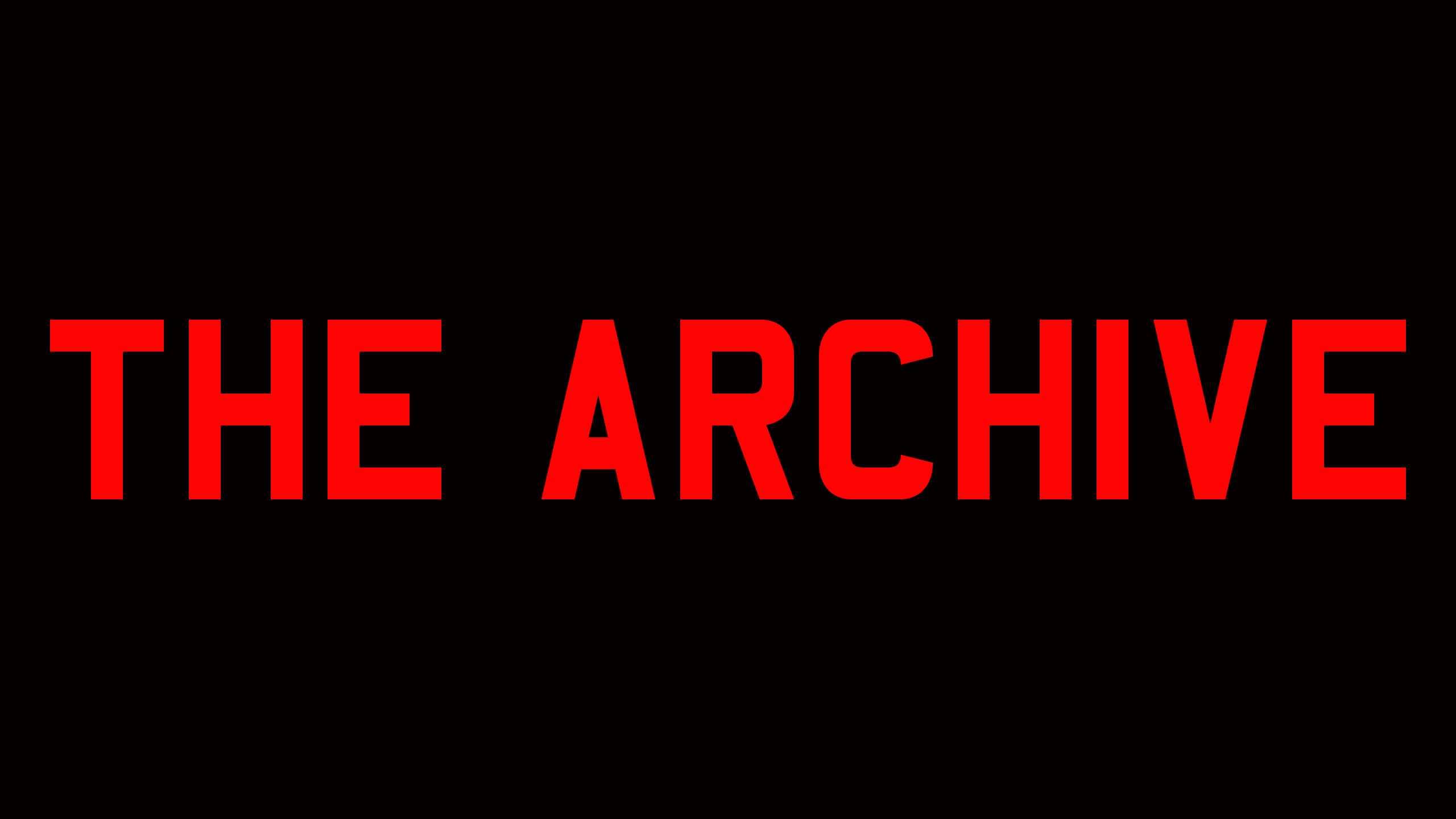 The Archive - Episode 1: Conform