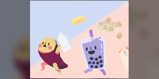 Cover image for yam and boba get some groceries