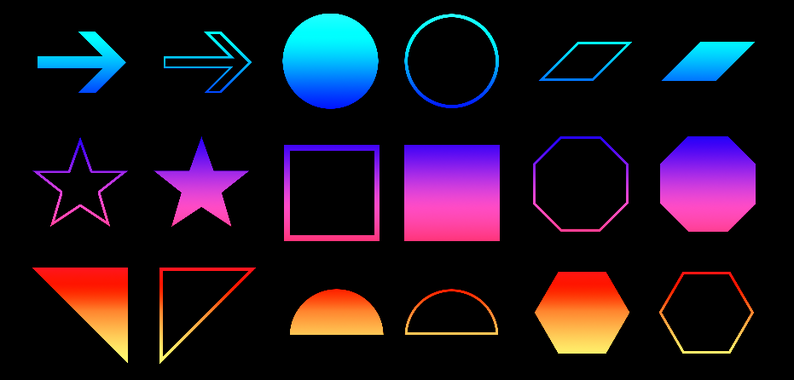 Basic Shapes UI by SpawnCampGames