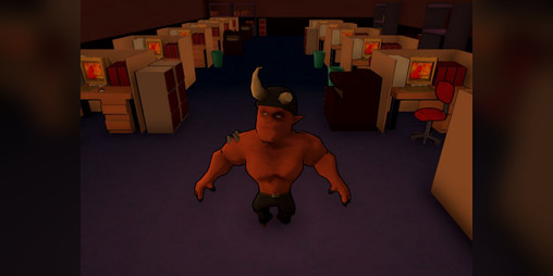 Cover image for The devil works in an open space