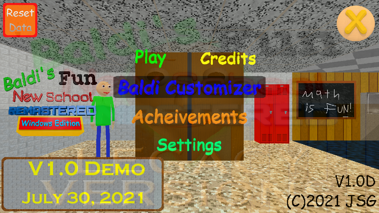 Baldi's Fun New School Remastered Android Version Testing 