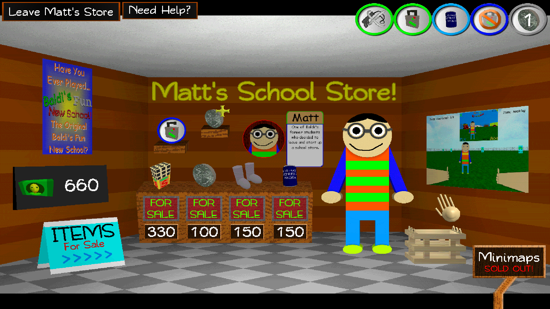 Baldi's Basics in Super Lots of Content Dev. Alpha 6 - Baldi's basics 1.3.2  decompiled mod 