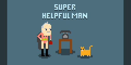 Cover image for Super Helpful Man