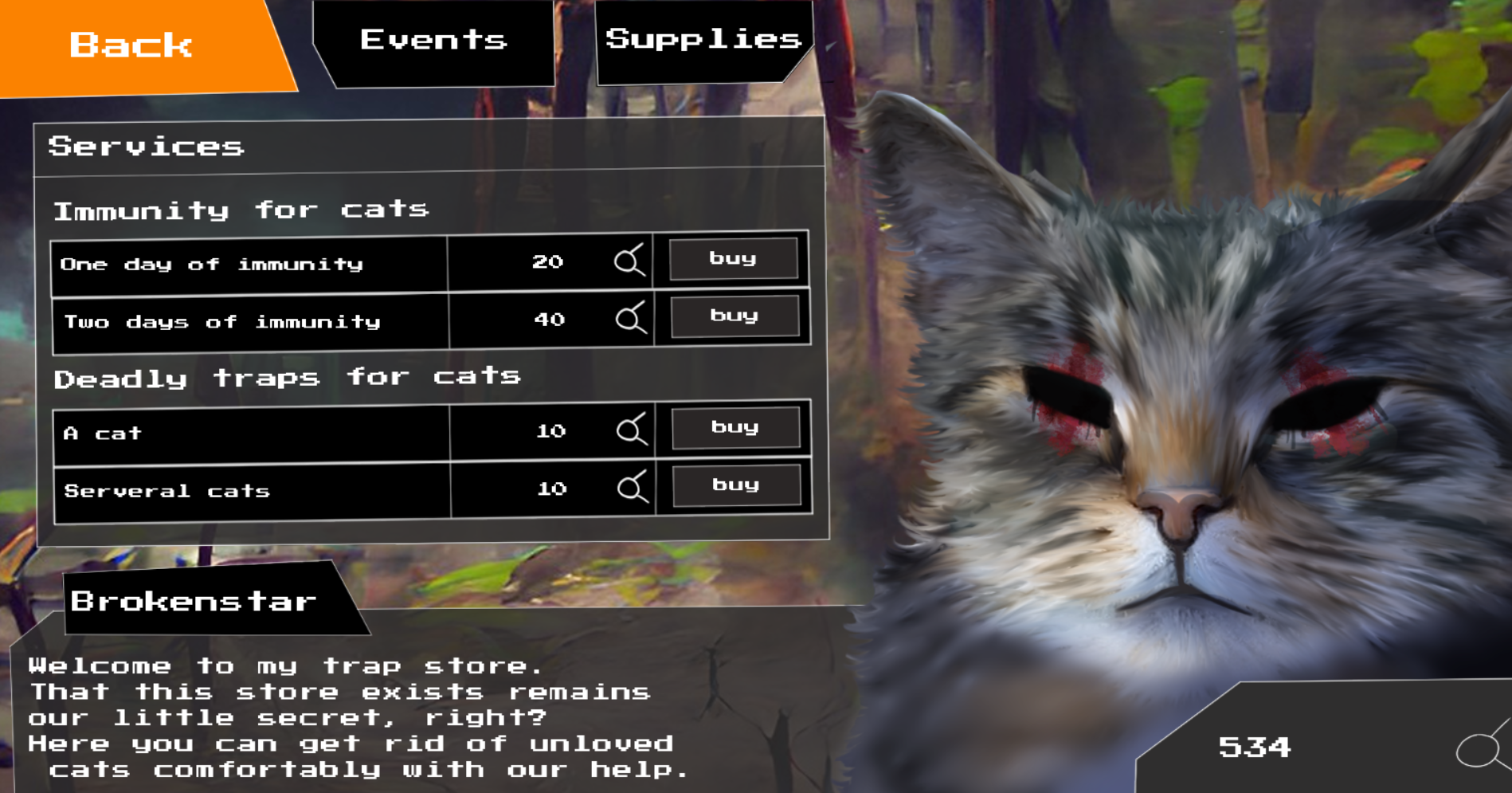 Warrior Cats Hunger Games Simulator by TeacupCat