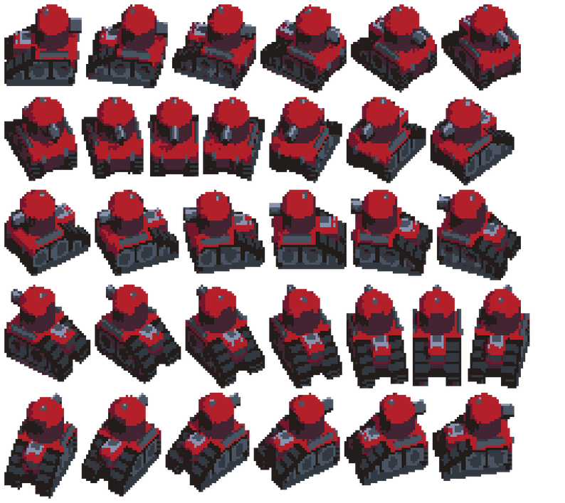 RTS - Vehicles Sprite Pack by generalgames