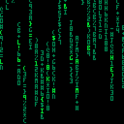 Matrix animation by egordorichev
