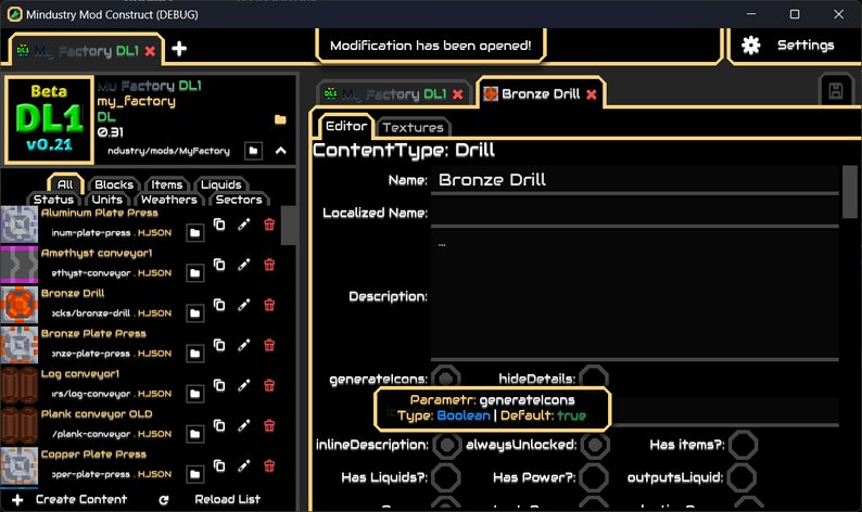 Mindustry Mod Construct By Dl