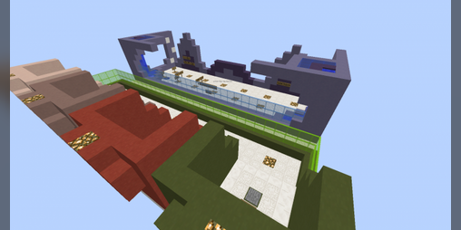 Cover image for Minecraft Custom Map:Sky Block Survival 2-10 PLAYER ______ !!v1.9.2 of Minecraft!!