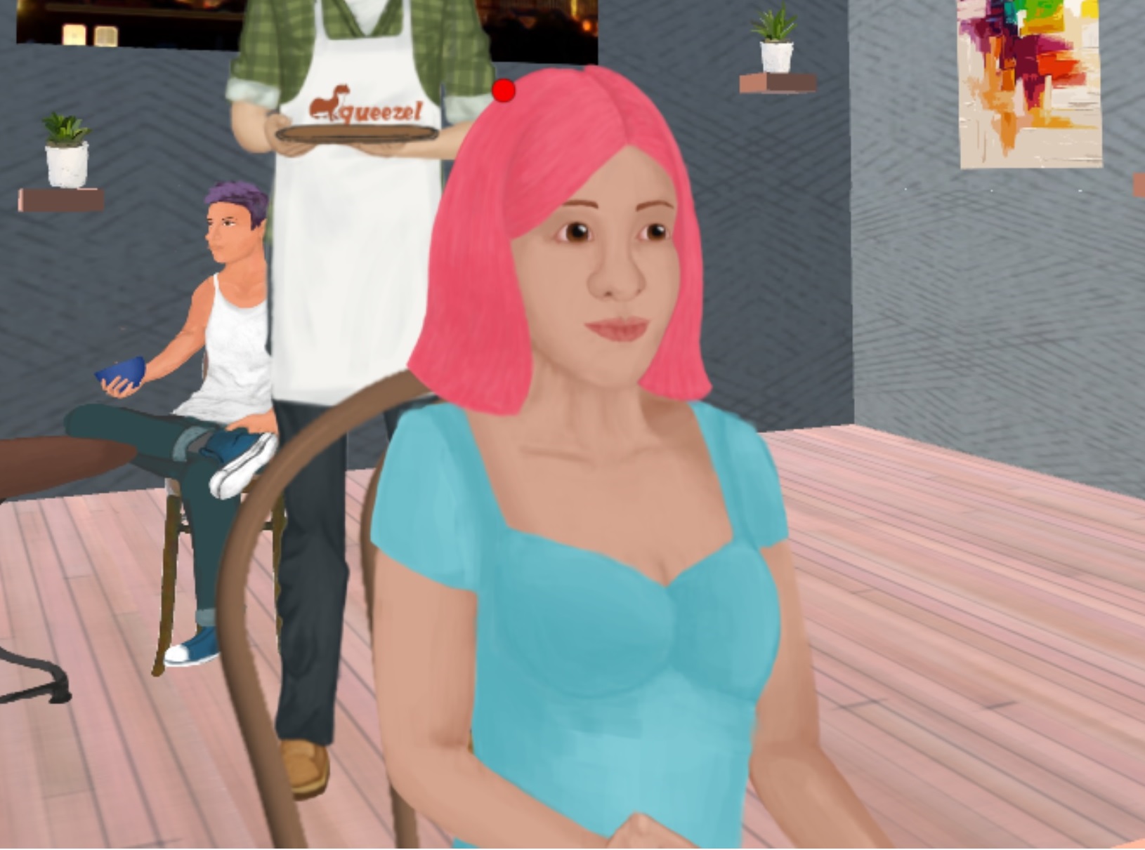 Cover image for At a cafe with your best friend