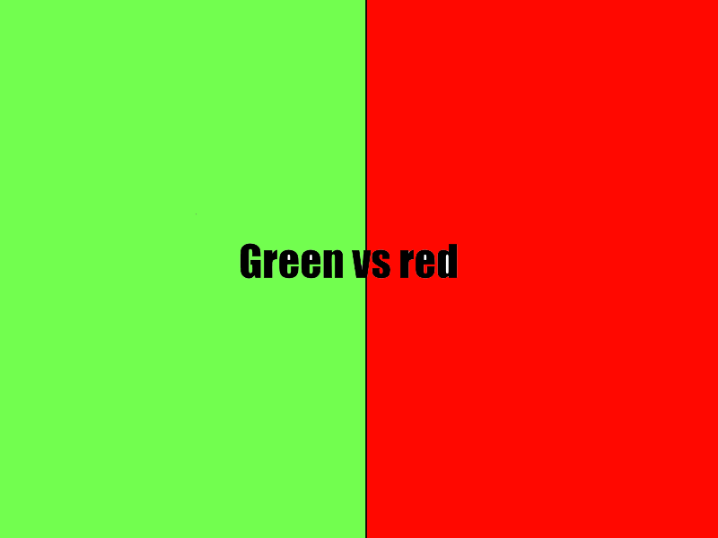 Cover image for green vs red alpha