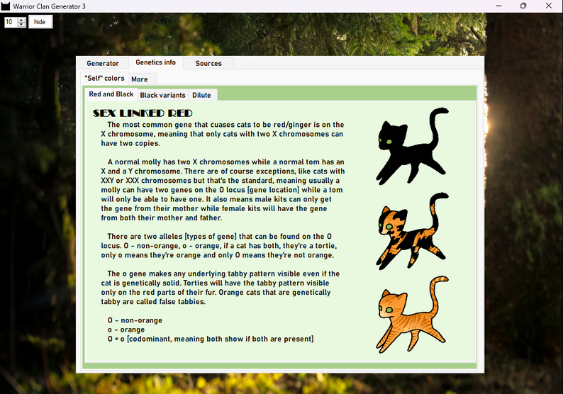 Warrior cats clan generator by Nynx