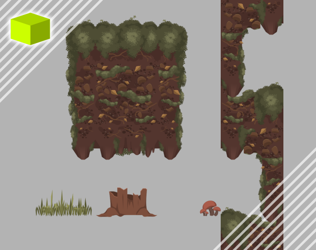 Wild Platforms - Game Kit - Woods Tileset by 2DPIXX