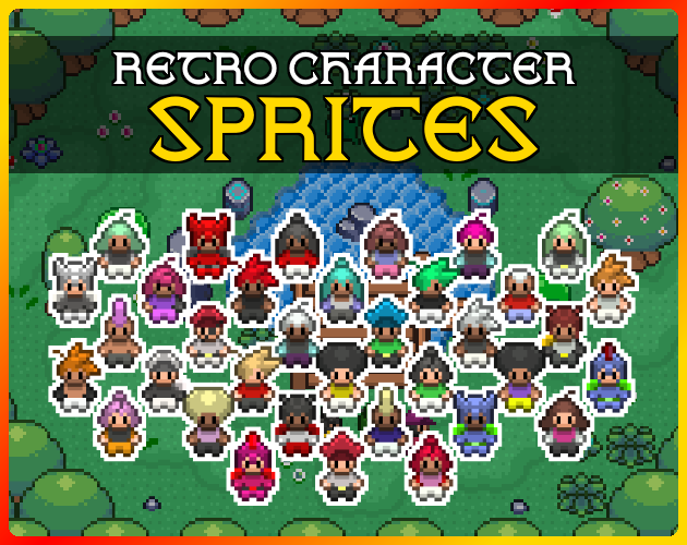 Character Sprites Asset Pack 2 [Fantasy Dreamland] by ELV Games