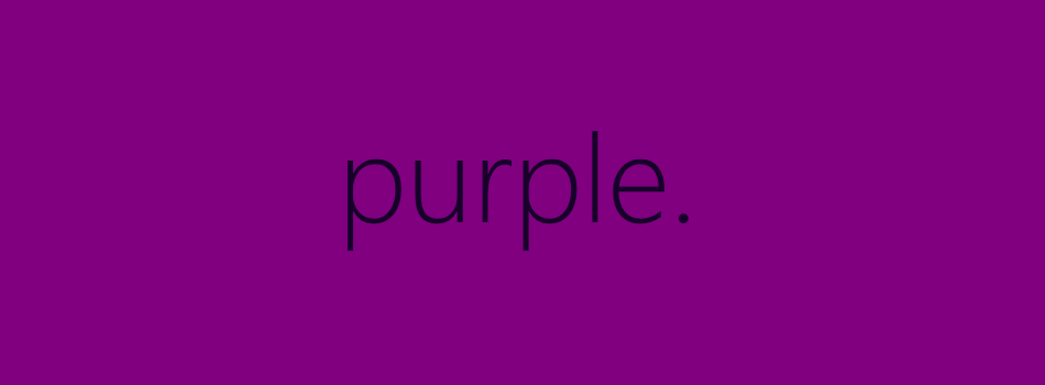 purple.