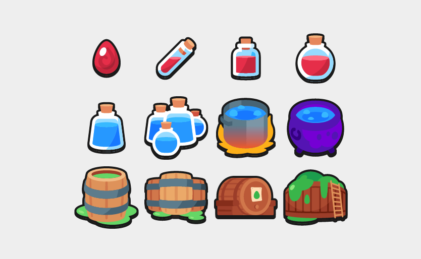 A selection of new custom item tiers.