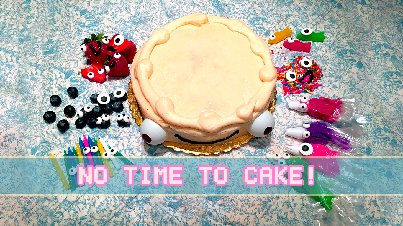 No Time to Cake! by mutantcassidy, ollie_the_robot