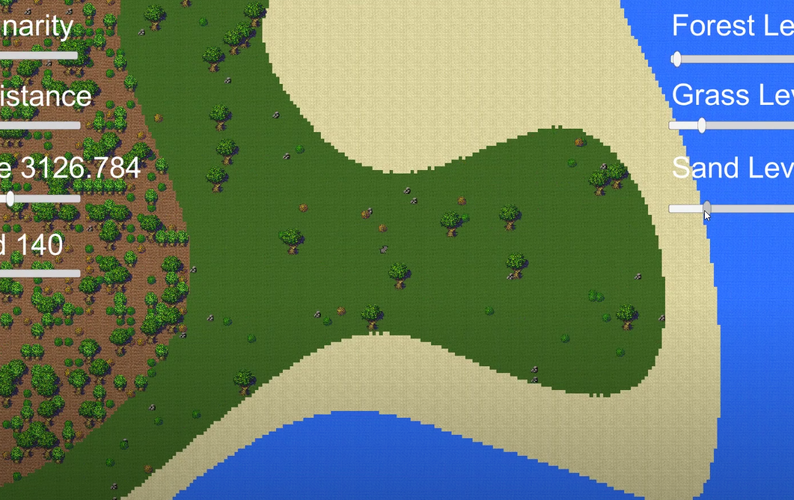 Landmass Terrain Generator 2D by Radiance