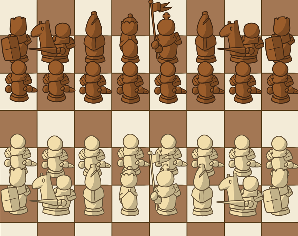 Chess Pieces and Board Pack by Joszs