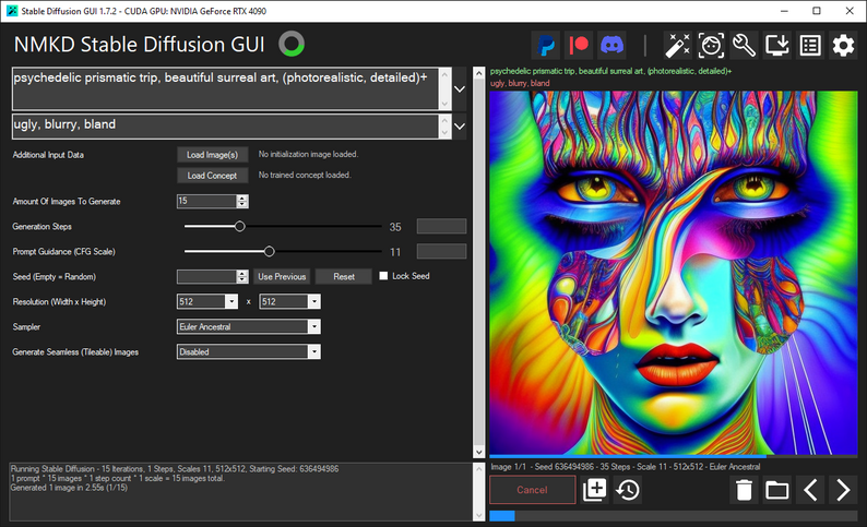 NMKD Stable Diffusion GUI - AI Image Generator By N00MKRAD