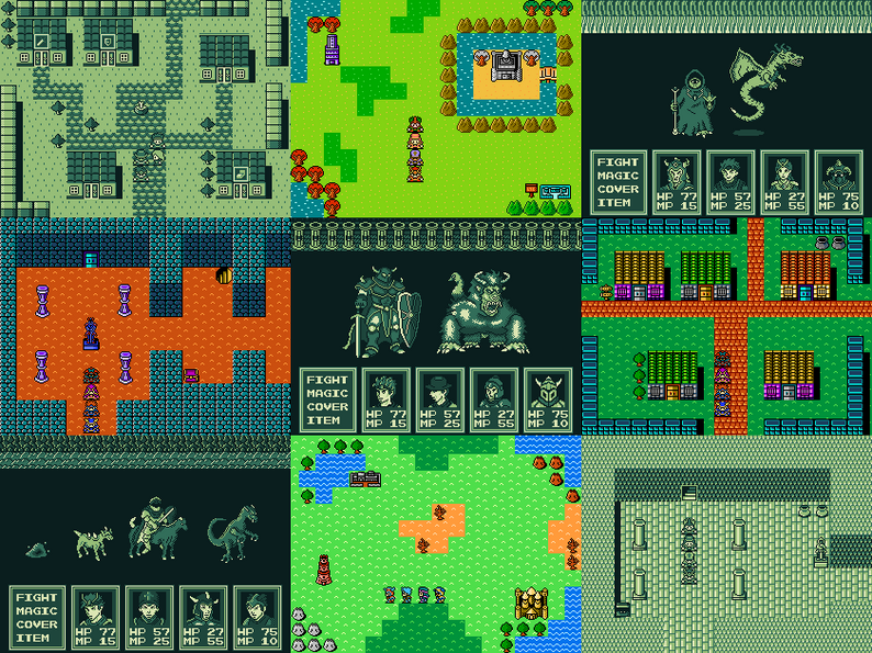 RPG BASIC ASSET Ⅰ･Ⅱ･Ⅲ by Indie8bit