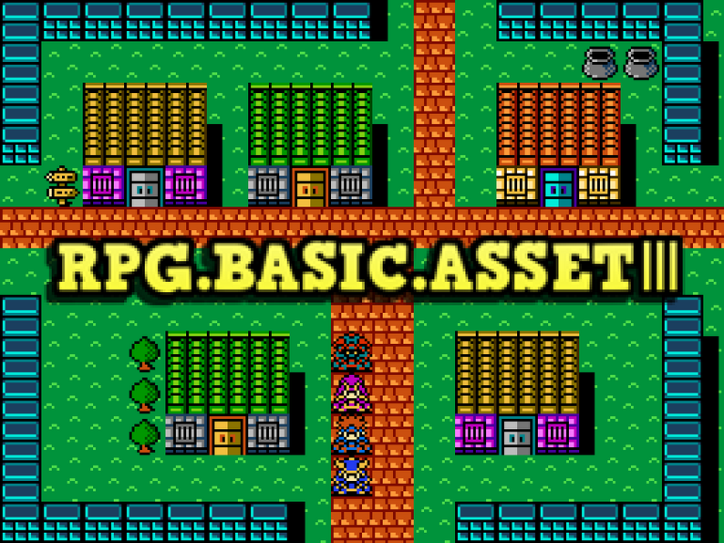 RPG BASIC ASSET Ⅰ･Ⅱ･Ⅲ by Indie8bit