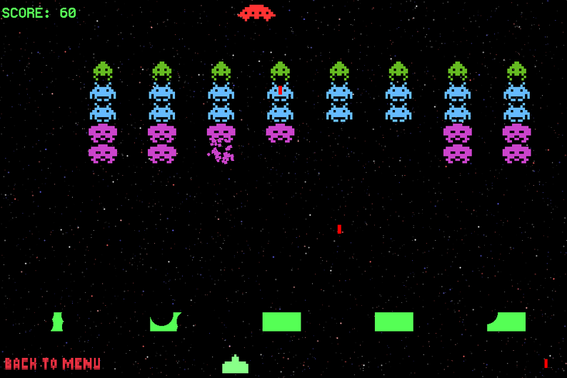 Space Invaders by WorldHatter