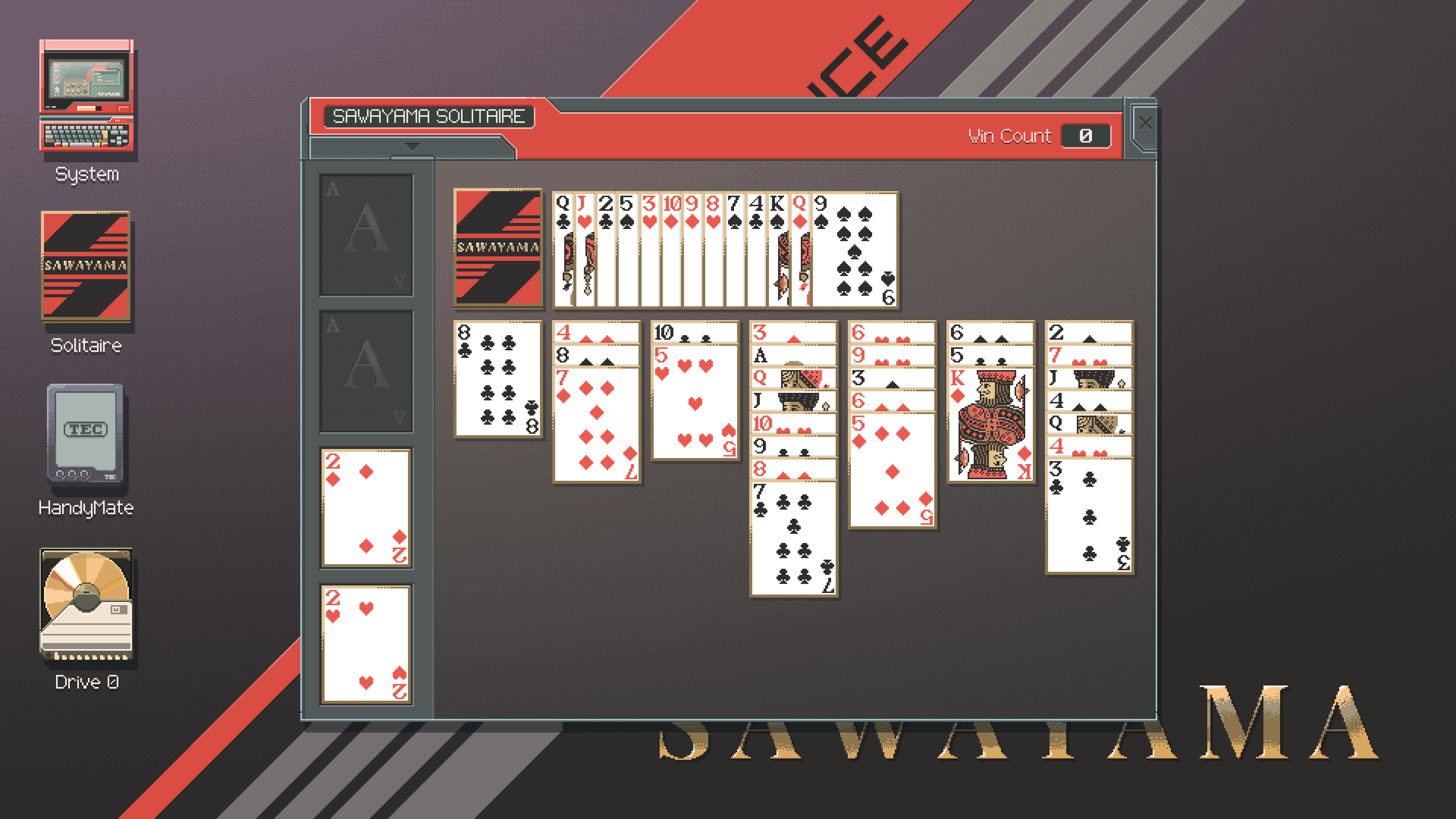 Designer's Diary: Matrix Solitaire » Spoiled Flush Games