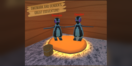 Cover image for Swemark and Denden's Great Eggventure!