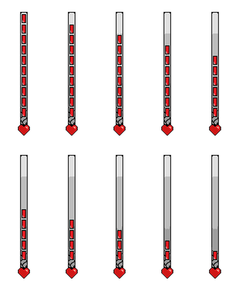 Game Life Bar (4x pack) by CeroExe