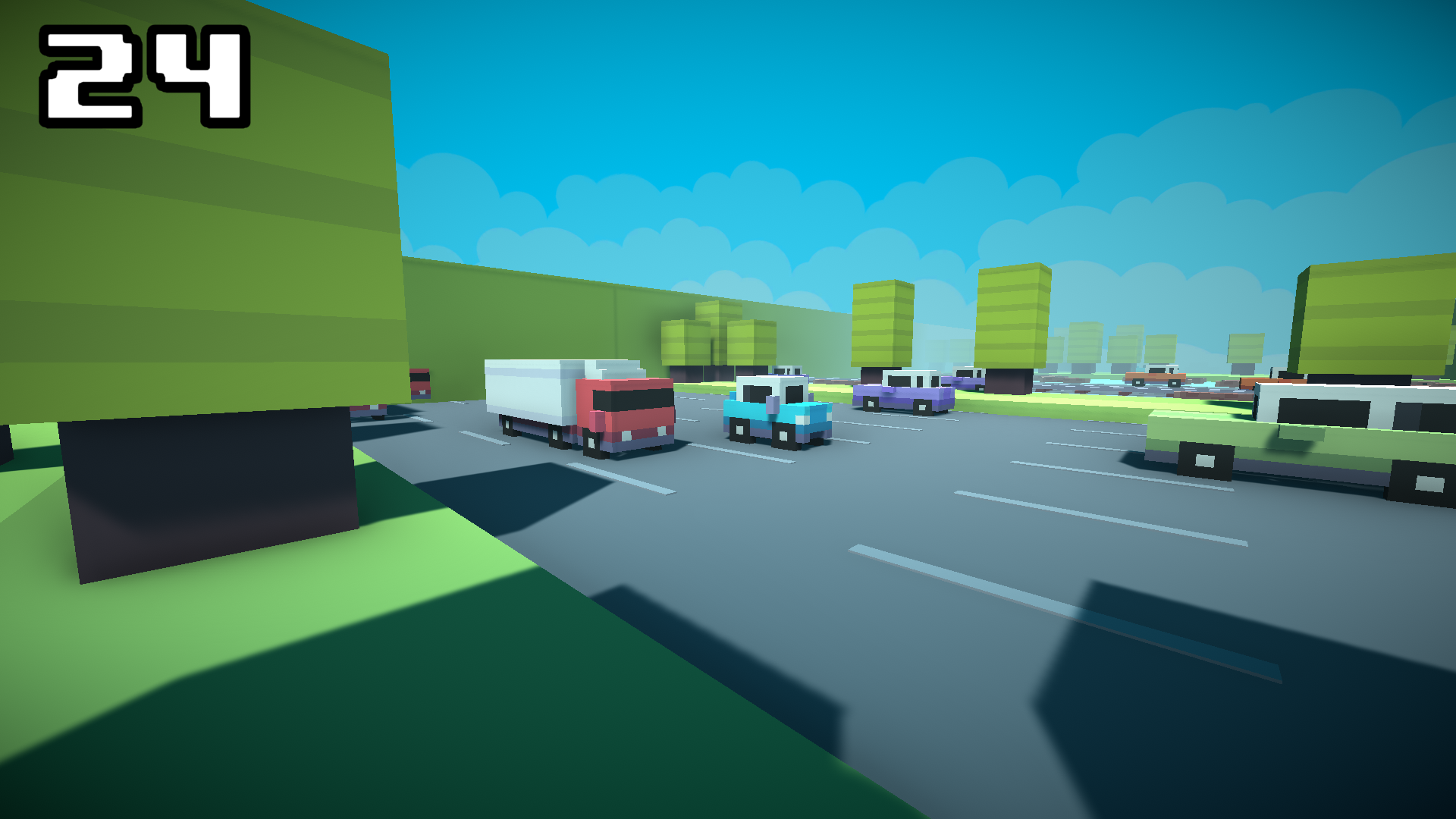 Kool Crossy Road Game - OpenProcessing