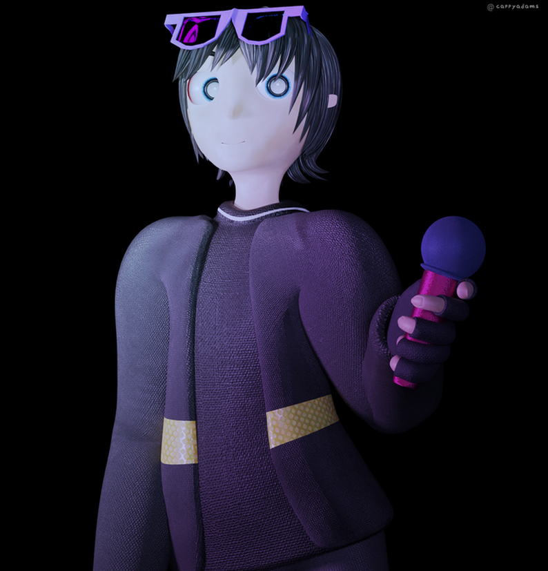 Senpai // 3D model for blender! by CappyAdams
