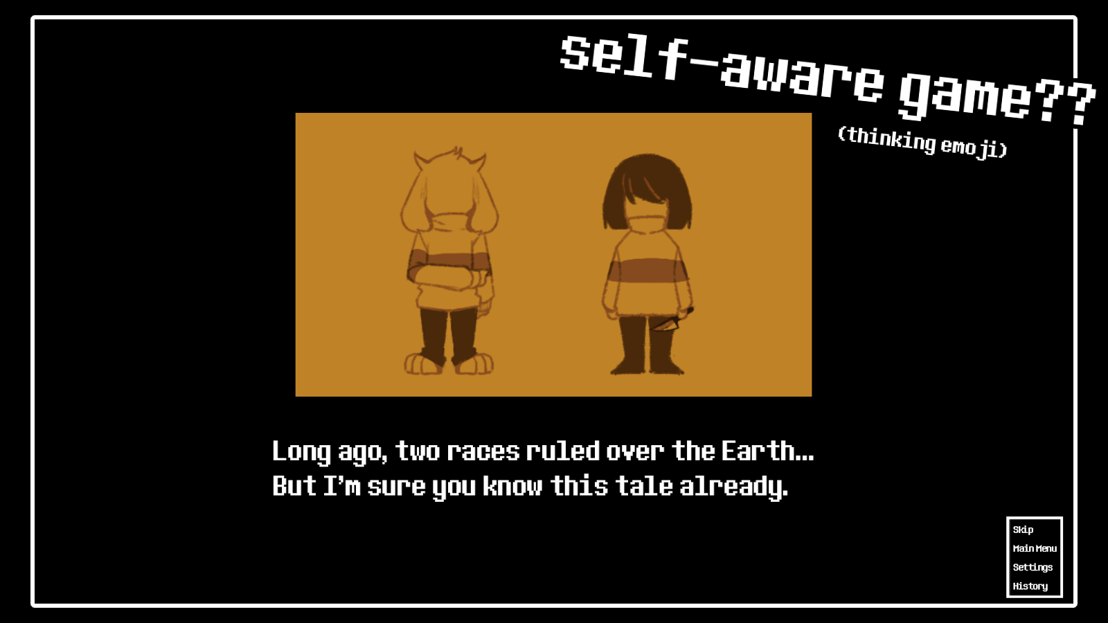 Screenshot 2 for Undertale: Act to Flirt
