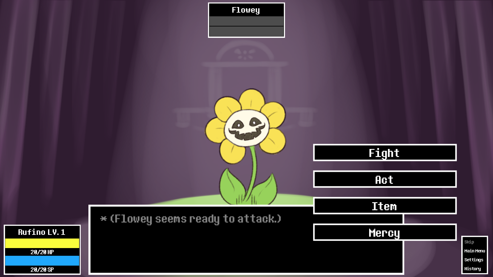 Screenshot 3 for Undertale: Act to Flirt