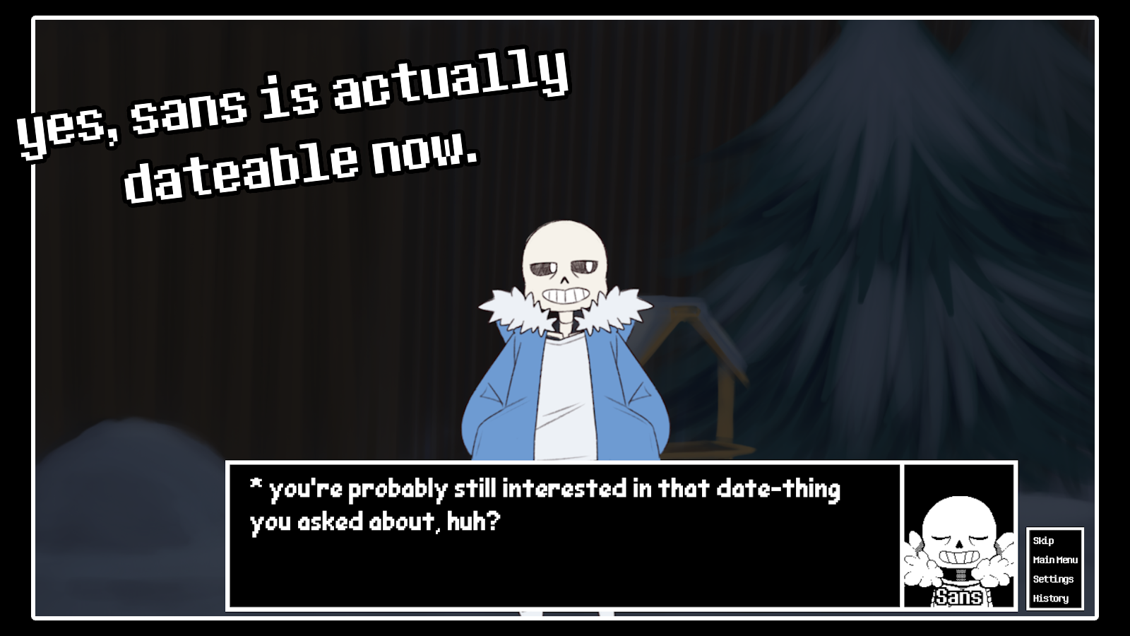 Screenshot 4 for Undertale: Act to Flirt