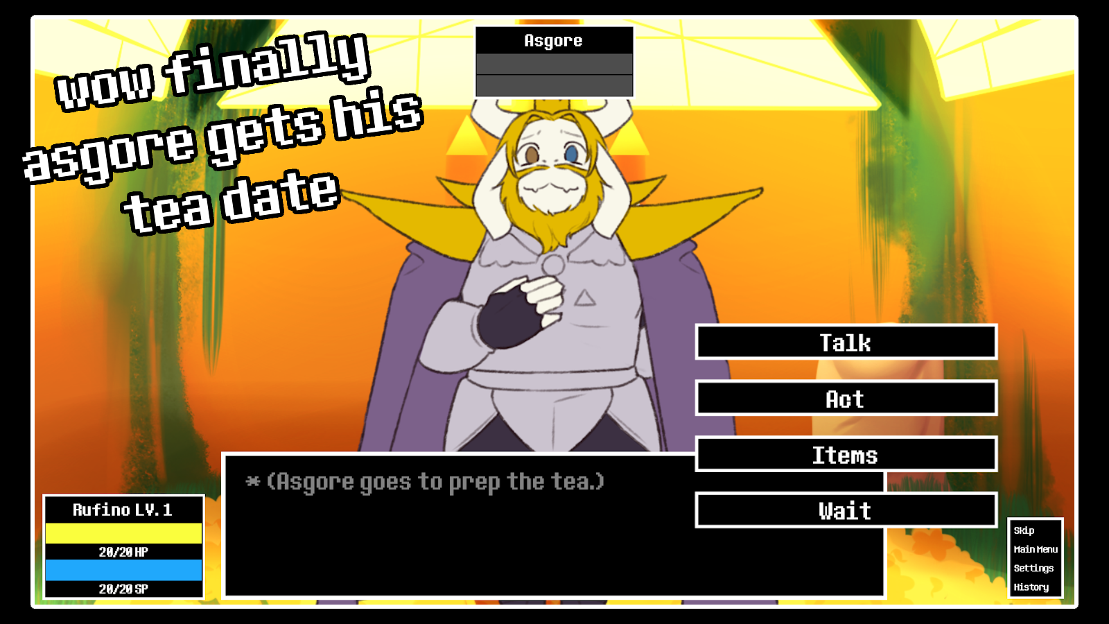 Screenshot 8 for Undertale: Act to Flirt