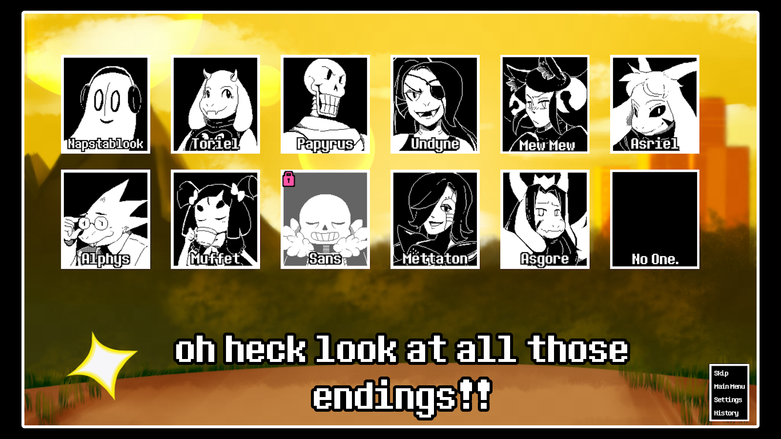 Screenshot 12 for Undertale: Act to Flirt