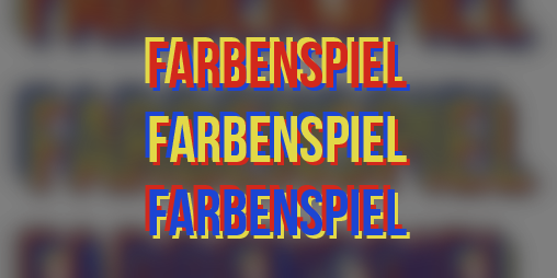 Cover image for Farbenspiel