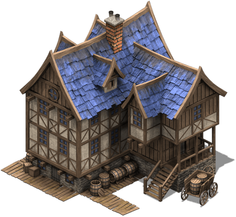 Isometric Medieval Tavern (sprites) by Remos