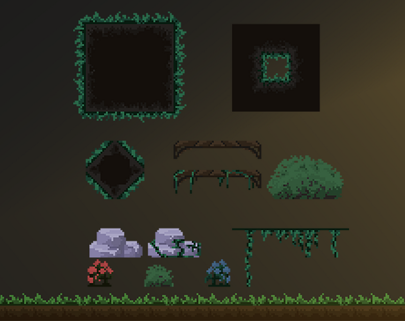 Base Forest Tileset [16x16] by LazyTeaStudios