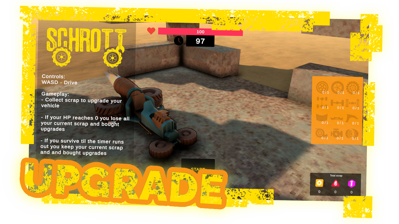 SCHROTT by Ivy Juice Games, Gino Linus Gärtig, vld3d for GMTK