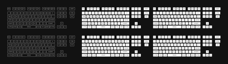 Keyboard Ui Icon Collection Keyboard UI Icons by sykoknot