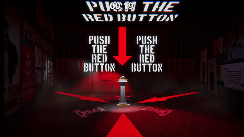 dont push the red button girl pic