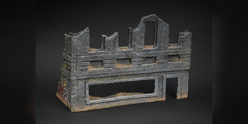 Cover image for Wargaming Terrain: Ruined Building Template #1