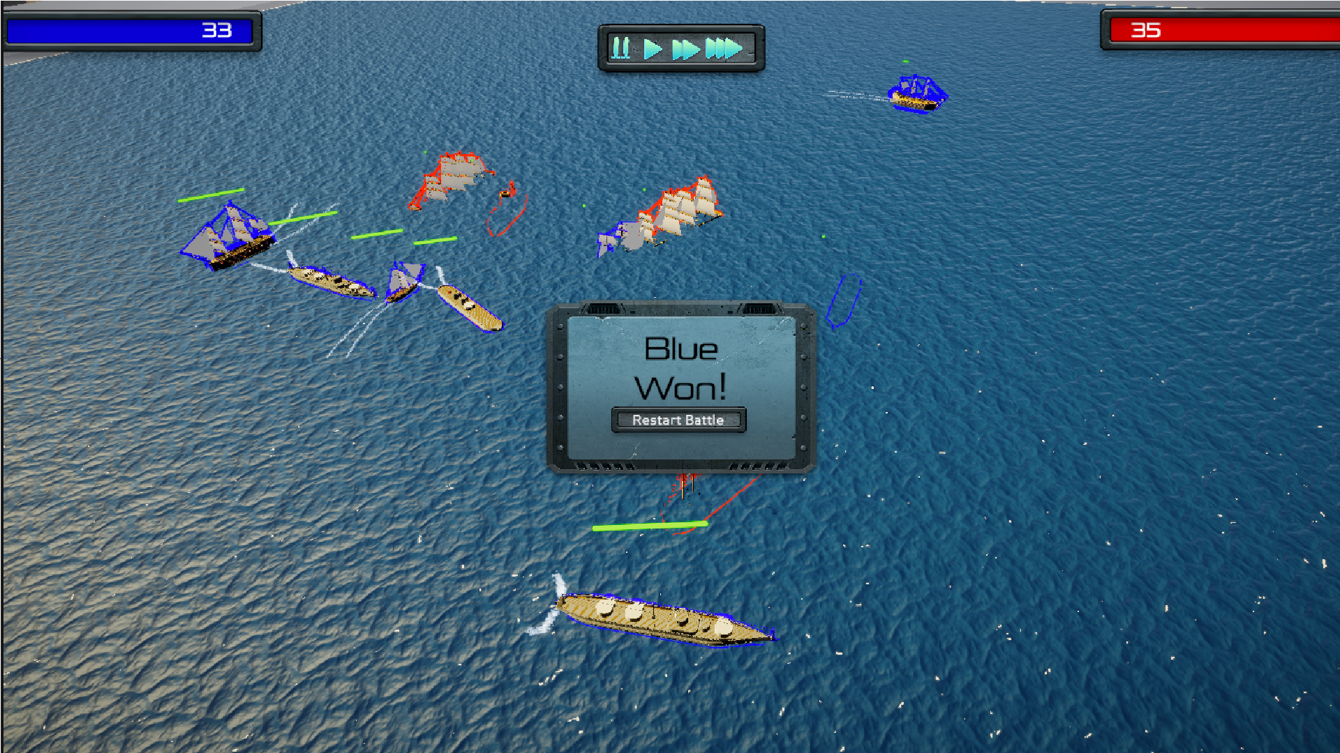 Screenshot 12 for Epic Naval Battle Simulator(demo)