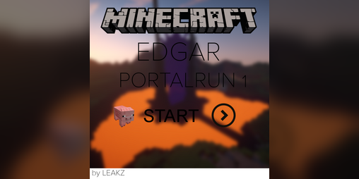 Cover image for Minecraft Edgar - Portalrun 1 Beta