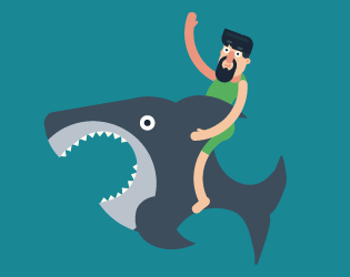 Phelps vs Shark