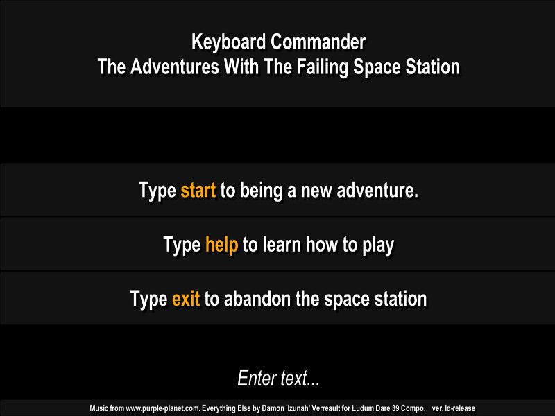 Keyboard Commander (LD39)