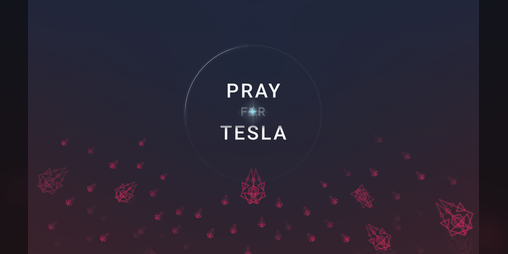 Cover image for PRAY FOR TESLA