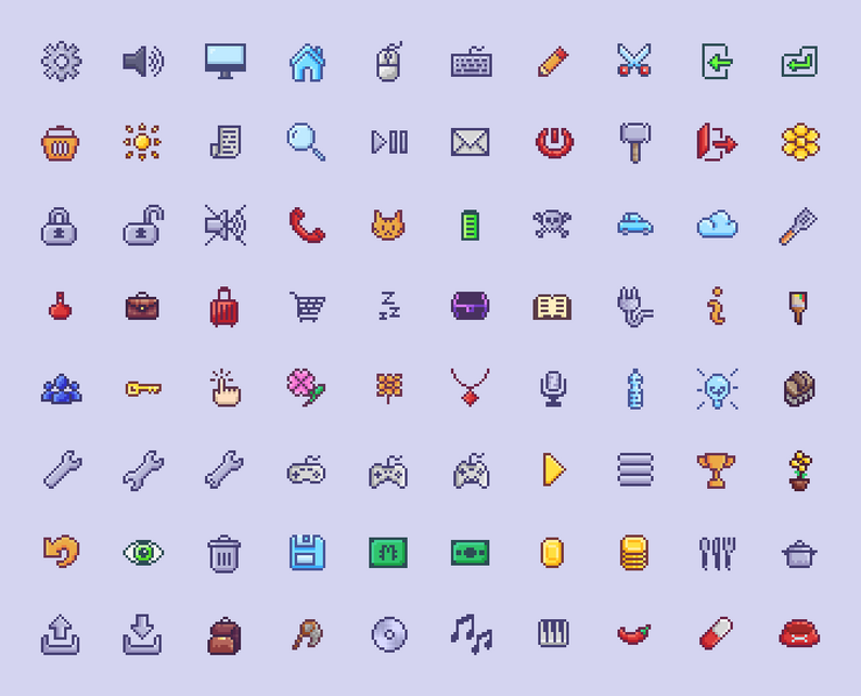 Icons Essential Pack [80 FREE ICONS] by Crusenho